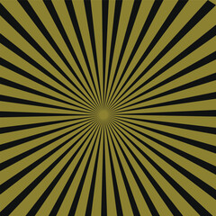 Obraz premium Green sun rays background with halftone. Cartoon funny retro pattern strip mock up.