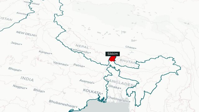 Explore Sikkim Complete Map Tour of India's Northeastern Jewel