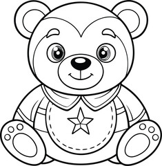 teddy bear coloring pages 