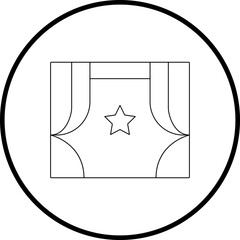 Cinema icon single vector illustration