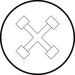 Screw driver icon single vector illustration