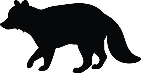 raccoon silhouette