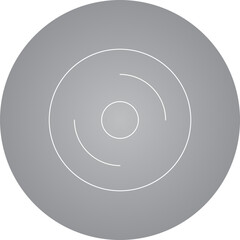 Disc icon single vector illustration