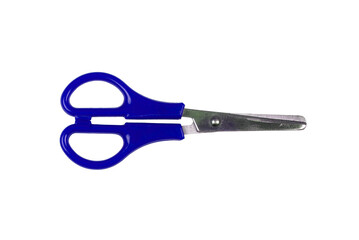 Scissors close-up isolated on white background, back to school