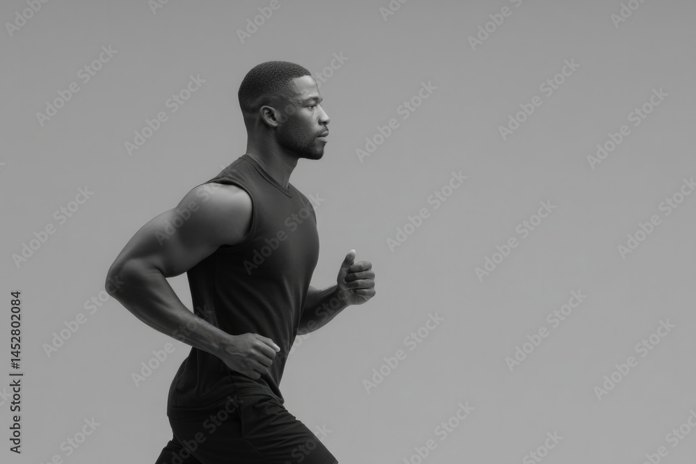 Poster capture essence of physical activity through lens of minimalism showcasing diverse forms of exercise