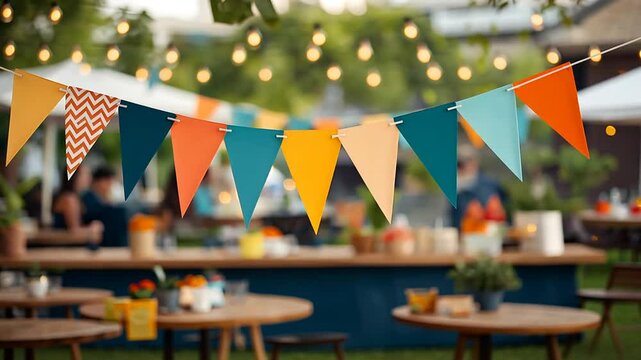 Outdoor party decorations