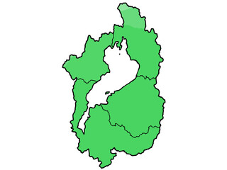 少しゆるい滋賀県地図 地域分け 近畿 西日本