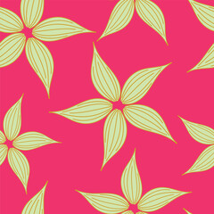 seamless pattern with leaves