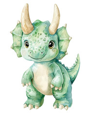 Fototapeta premium dino isolated on transparent background