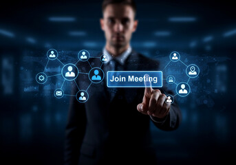 Colleagues joining virtual meeting