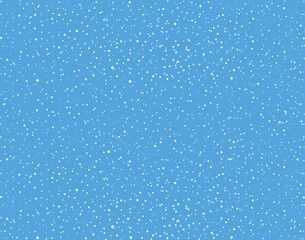 Snow fall. Vector drawing pattern