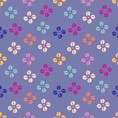 cute small flower pattern on background