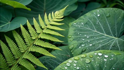 Tropical leafs