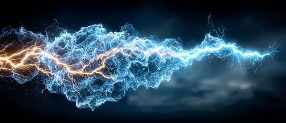 Abstract electric energy display