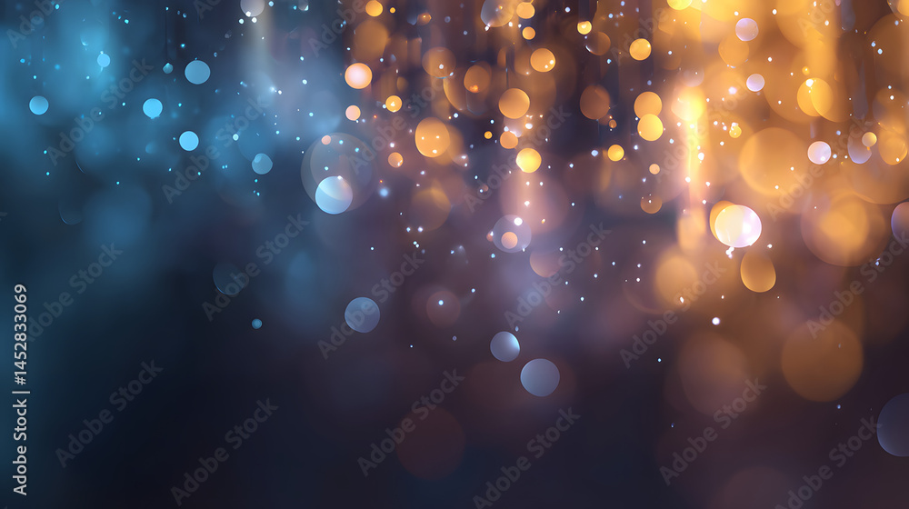 Poster bokeh light effect for business concept design abstract background soft focus creative environment