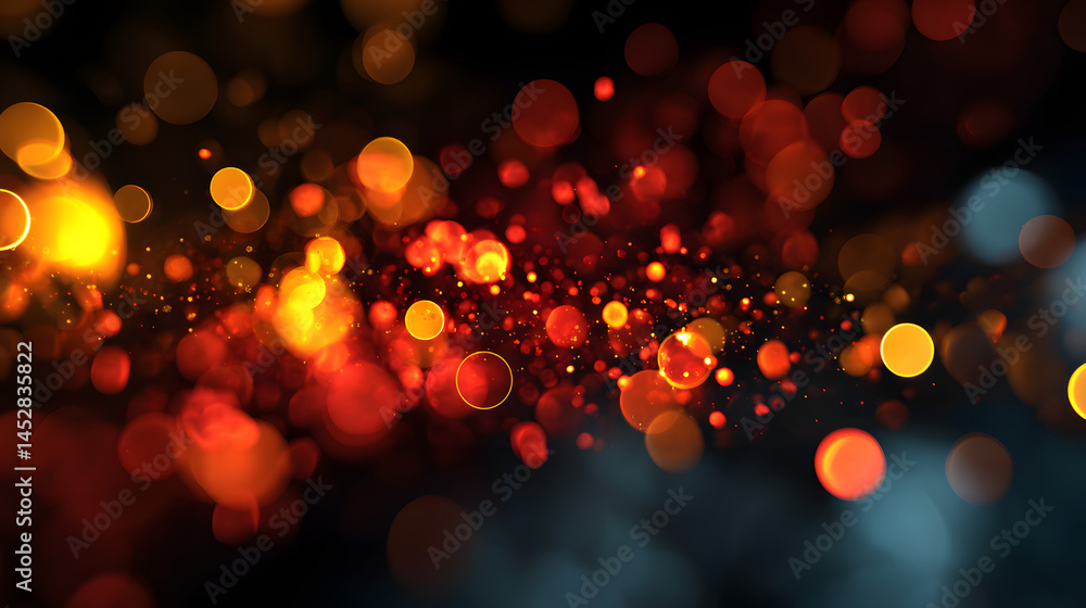 Aufkleber bokeh light effect business concept design abstract background high-quality visuals creative environ