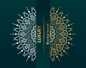 Luxury Mandala Background Vector Design. Unique aesthetic concept.