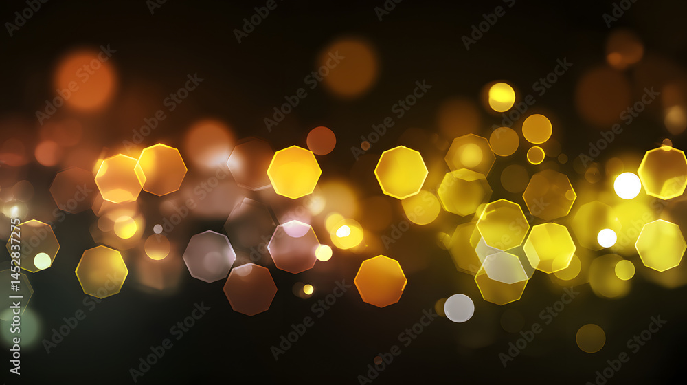 Aufkleber bokeh light effect in business concept design creative workspace abstract visuals low light