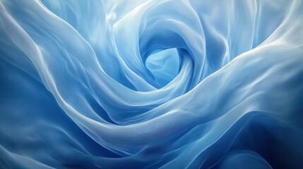 Obraz premium Light Blue Fabric Drape Texture