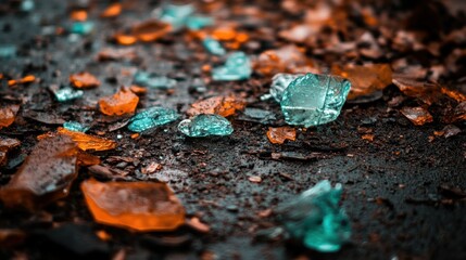 Shattered Dreams: A Macro View of Broken Glass