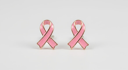 Pink Ribbon Earrings: Breast Cancer Awareness Jewelry