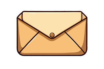 Open envelope with vintage cream stationery, perfect for a nostalgic feel of communication, invitations, and personal letters from a bygone era