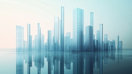 Reflective Cityscape