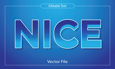 Nice 3D text effect
