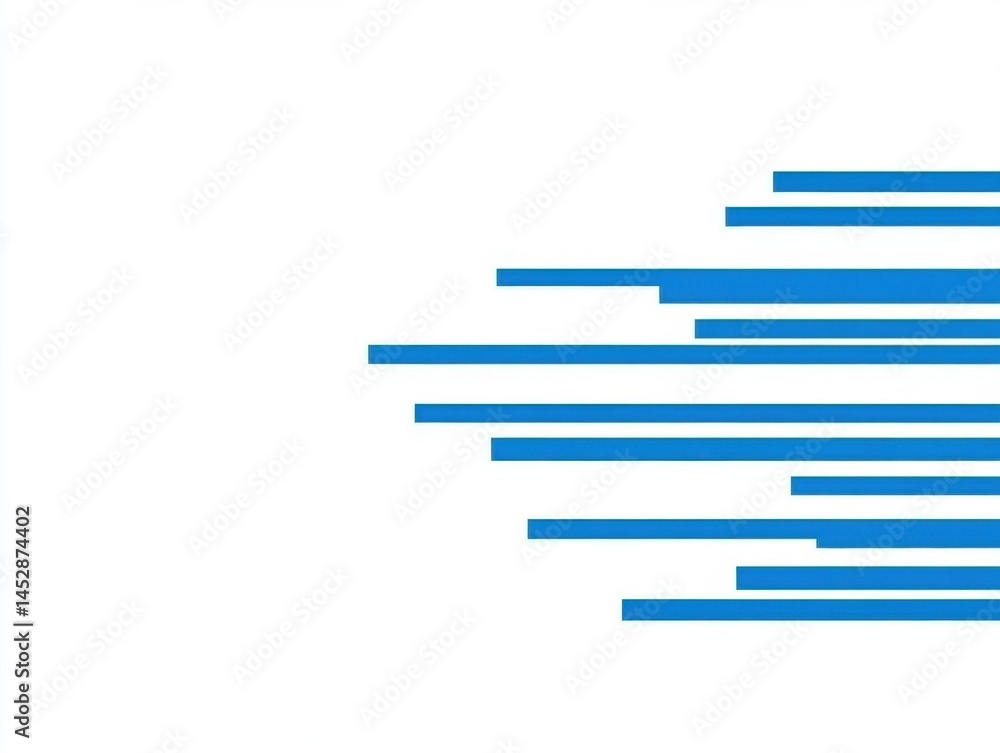 Poster abstract blue lines on white background creating a modern and dynamic visual effect perfect for grap