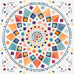 Beautiful colorfull mandala
