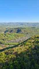 Le plomb du Cantal vu depuis les orgues de Bort