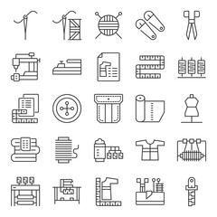 Sewing Icon Set