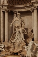 Obraz premium Statue of Poseidon 