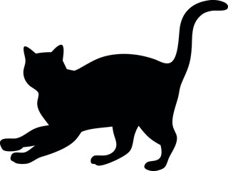 Cat silhouette.