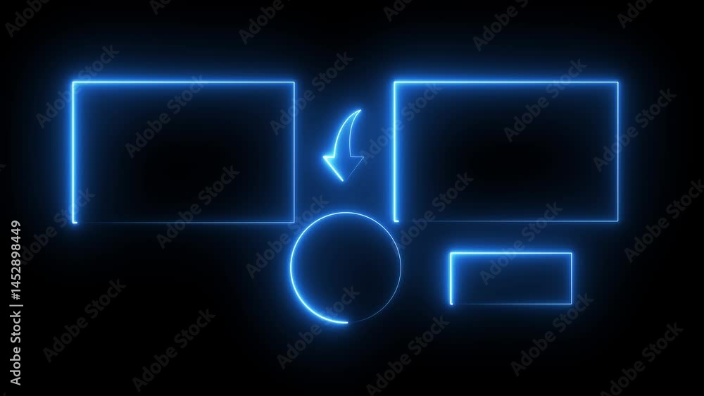 Poster neon end screen subscribe button and outro for video channels youtube end screen outro card subscrib