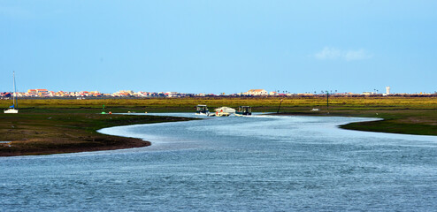 rio formosa natural park faro algarve portugal