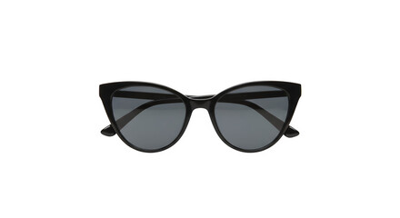 Cat eye sunglasses isolated on PNG background.
