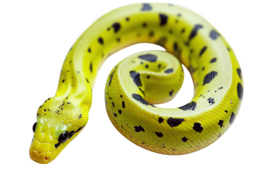 Green Tree Python Stunning Yellow and Black Reptile