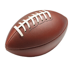 american football isolated on white