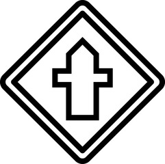 Obraz premium crossroads illustration on a white background 