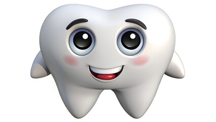 Obraz premium tooth cartoon character