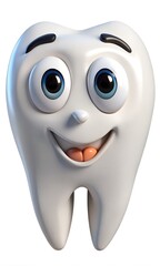 tooth cartoon character