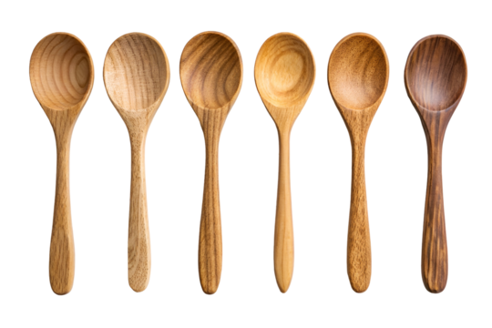 wooden kitchen utensils