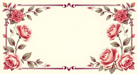 vintage frame vector