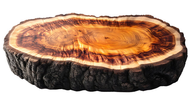 Crosssection of a tree trunk rustic wooden texture natural wood grain wood slice timber w
