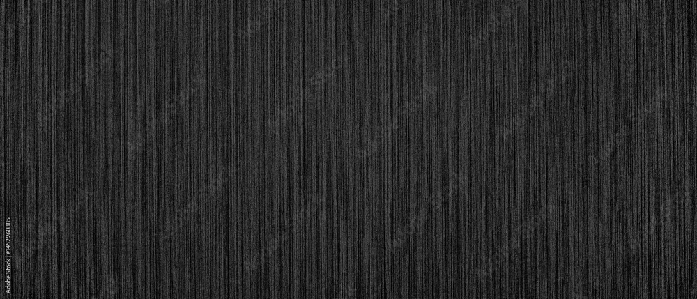 Poster Dark black rough textured striped pattern abstract background for template pages and banners.