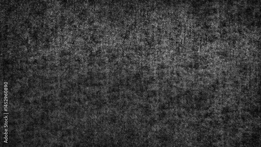 Poster A black background with a lot of texture. texture is rough and uneven for template pages and banners.