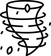 typhoon illustration on a white background    