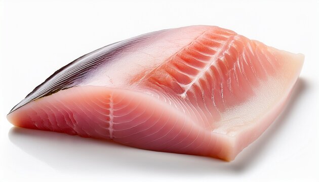 raw swordfish fillet on a white background products for restaurants and markets