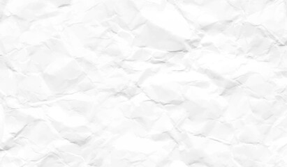 White Disastrously Paper Texture. Top view of wrinkled paper texture. 